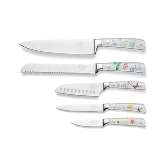 Lenox Butterfly Meadow 6-Piece Cutlery Block Set, wood/siesel/stainless steel (view 2)