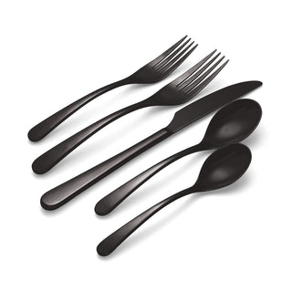 Oneida Kenbrook Black Vintage 20-Piece Flatware Set, 18/0 stainless steel (view 4)