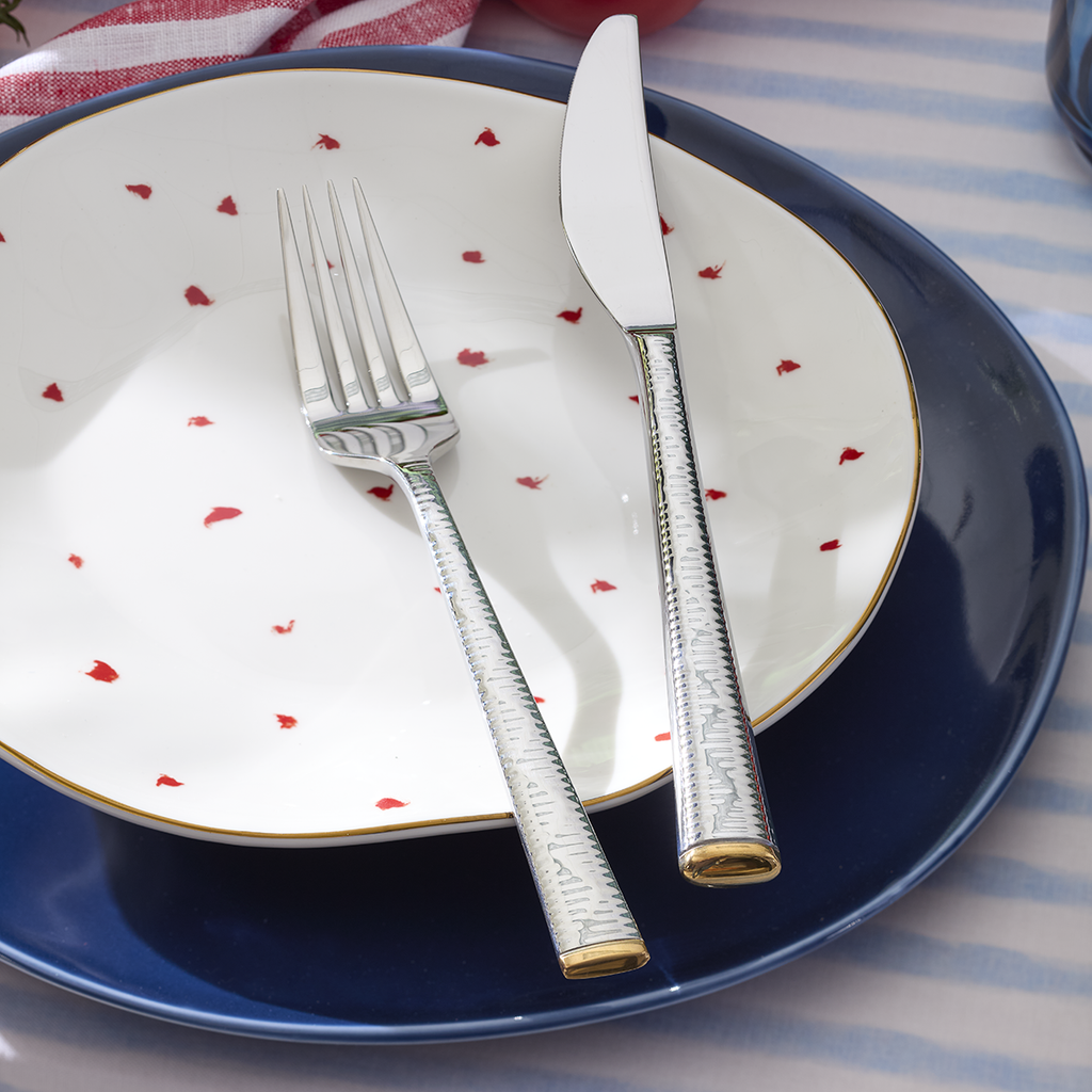 Lenox Garnet Bay 4-Piece Dessert Set, porcelain (view 3)