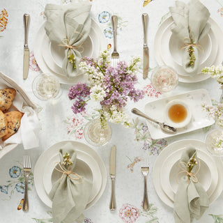 Lenox Bay Colors White 12-Piece Dinnerware Set, porcelain (view 3)