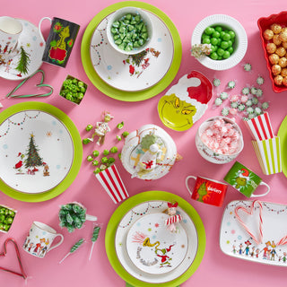 Lenox Merry Grinchmas 12-Piece Dinnerware Set, porcelain (view 4)