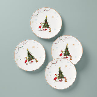 Lenox Merry Grinchmas Dinner Plates, Set of 4, porcelain