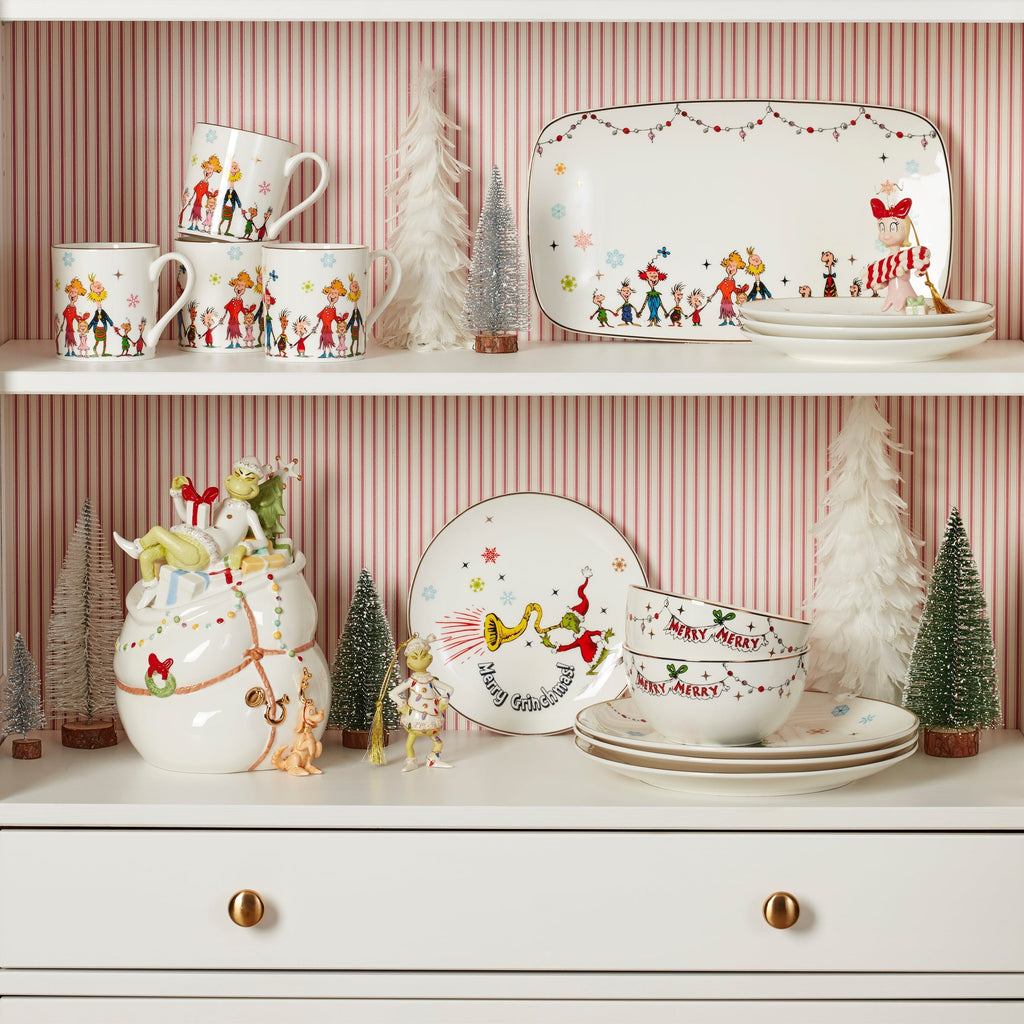 Lenox Merry Grinchmas All-Purpose Bowls, Set of 4 Assorted, porcelain (view 2)
