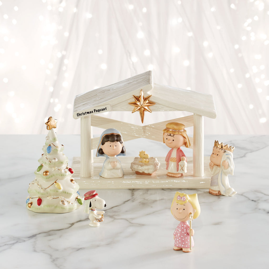 Lenox Peanuts The Christmas Pageant Creche, porcelain (view 2)