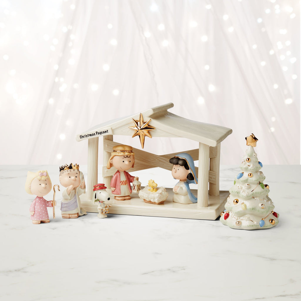 Lenox Peanuts The Christmas Pageant Creche, porcelain (view 3)