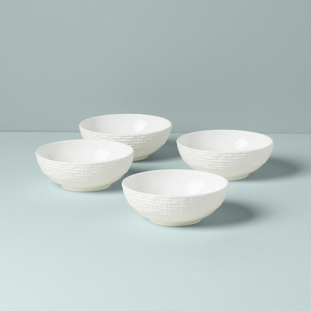 Lenox Wicker Creek All-Purpose Bowls, Set of 4, bone china