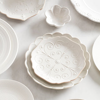 Lenox French Perle White 4-Piece Dessert Set, stoneware (view 2)