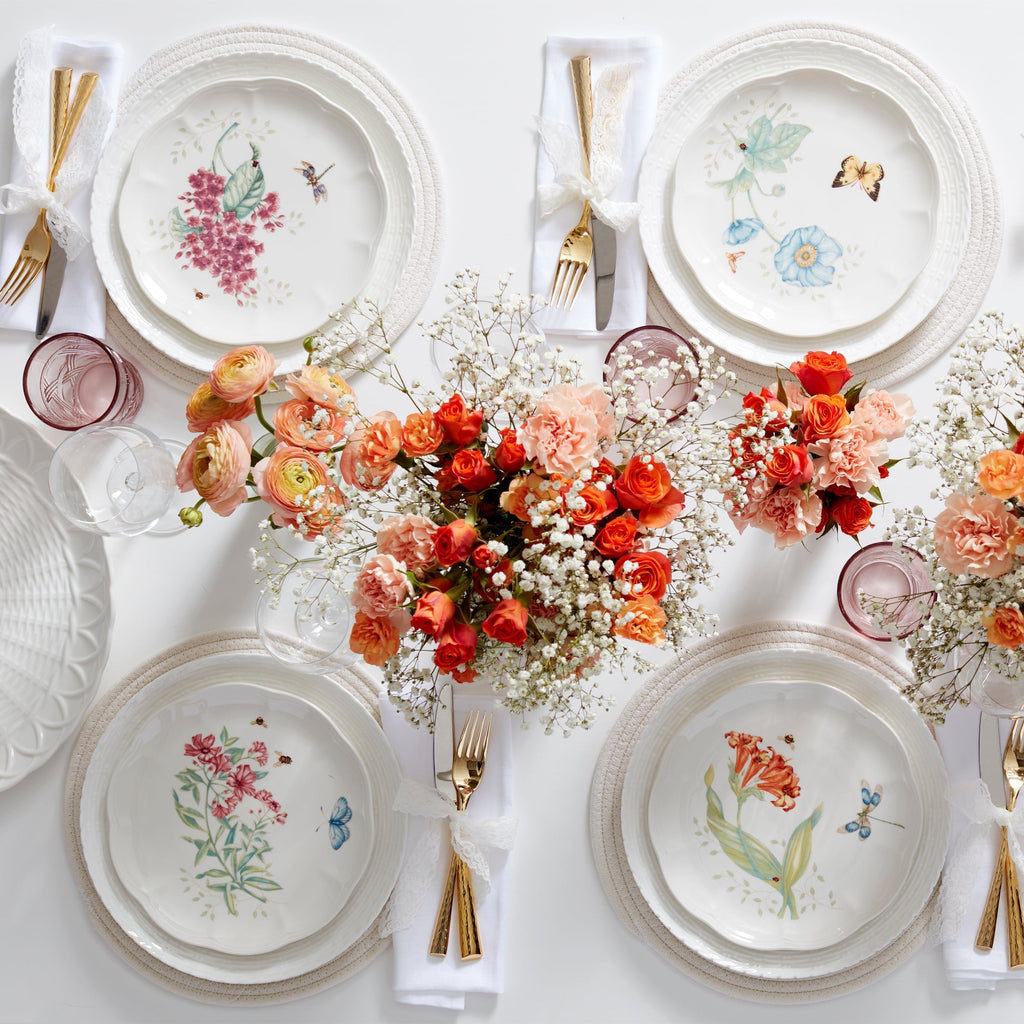 Lenox Wicker Creek 12-Piece Dinnerware Set, bone china (view 8)