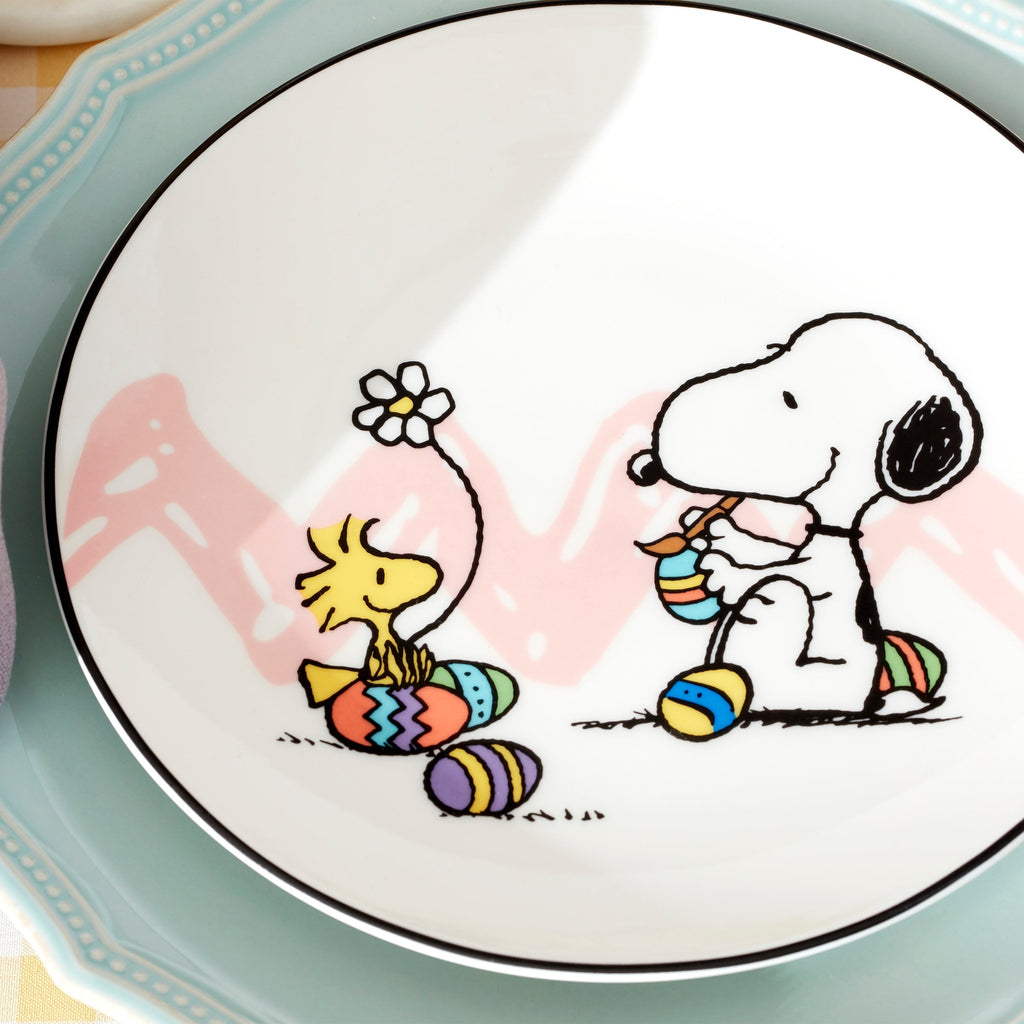 Lenox Snoopy Easter Accent Plates, Set of 4, porcelain (view 6)