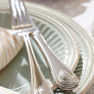 Lenox French Perle Groove Ice Blue 4-Piece Place Setting, stoneware (view 7)