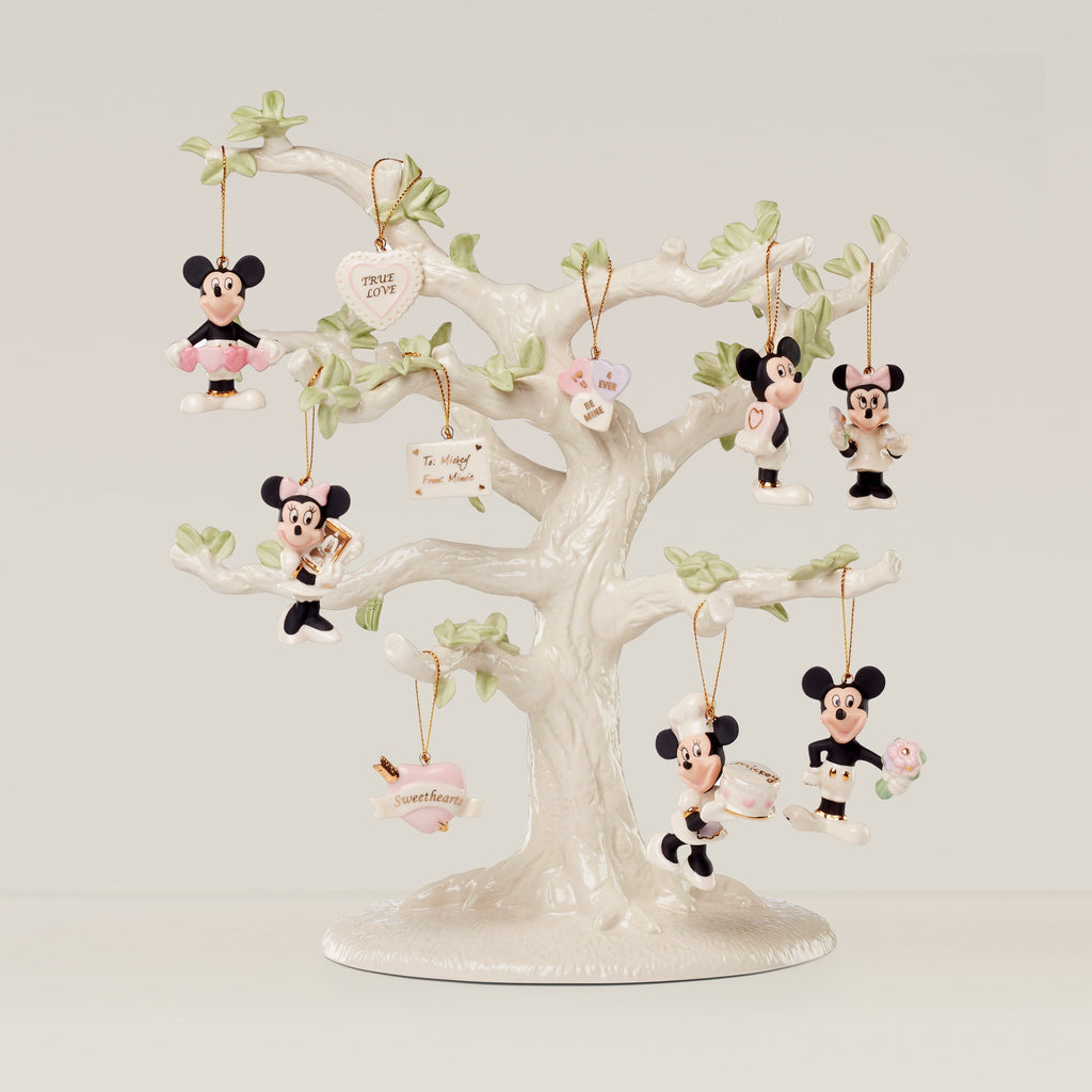 Lenox Disney Romantic Moments 10-Piece Mini Ornament Set, porcelain (view 2)