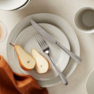 Oneida Ridge White 12-Piece Dinnerware Set, stoneware (view 10)