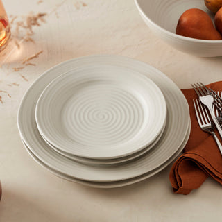 Oneida Ridge White 12-Piece Dinnerware Set, stoneware (view 13)