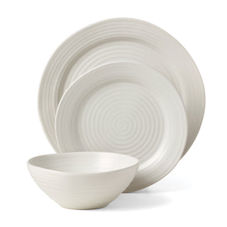Oneida Ridge White 12-Piece Dinnerware Set, stoneware (view 4)