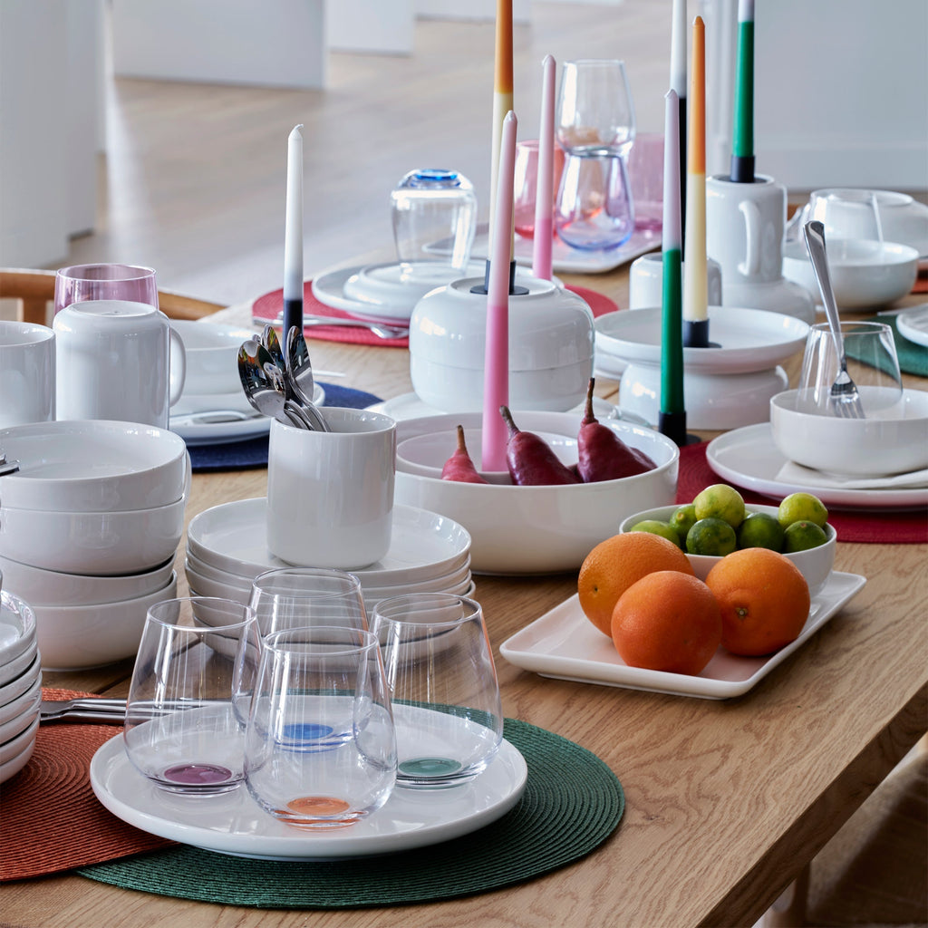 Oneida 24 Seven White 12-Piece Dinnerware Set, porcelain (view 9)