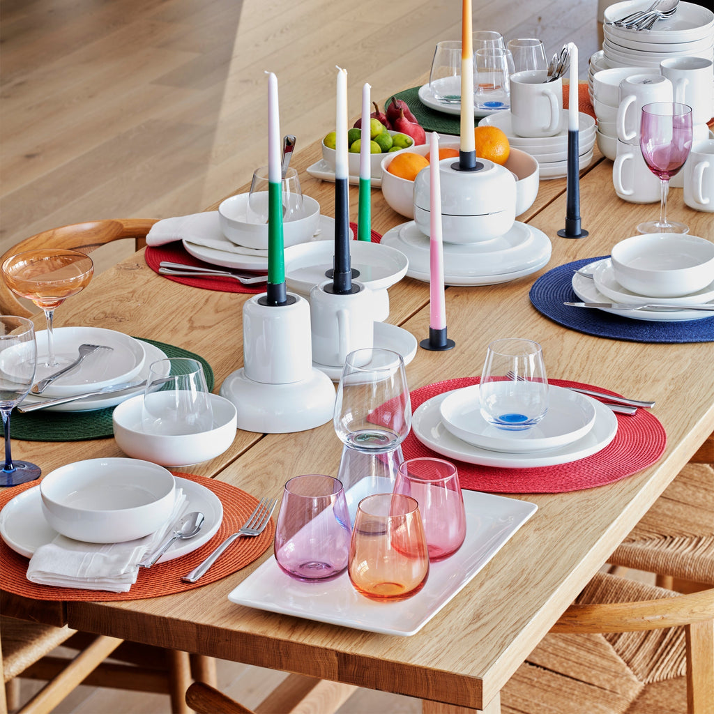 Oneida 24 Seven White 12-Piece Dinnerware Set, porcelain (view 8)