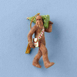 Lenox Chewbacca with Christmas Tree Ornament, porcelain