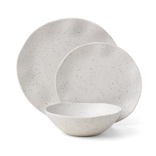 Oneida Terrazzo Melamine Cream 12-Piece Dinnerware Set, melamine (view 10)