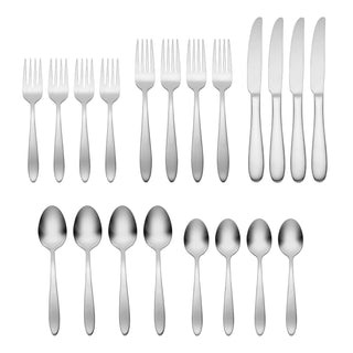 Oneida Mooncrest Satin 20-Piece Flatware Set, 18/0 stainless steel (view 5)