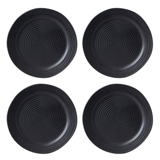 Oneida Ridge Black 12-Piece Dinnerware Set, stoneware (view 11)