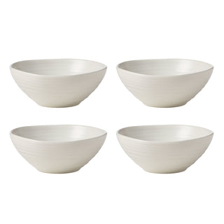 Oneida Ridge White 12-Piece Dinnerware Set, stoneware (view 17)