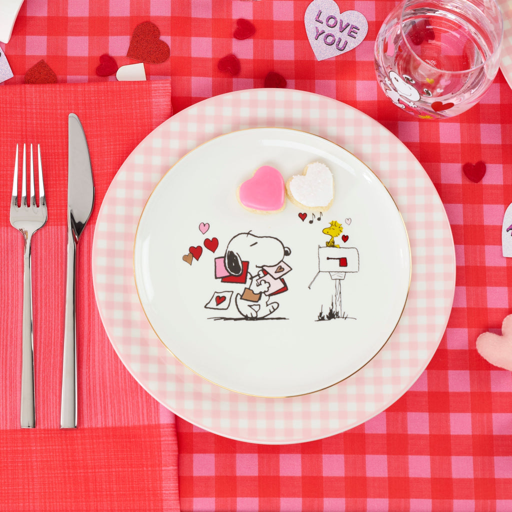 Lenox Snoopy Valentine's Day Accent Plates, Set of 4, porcelain (view 5)