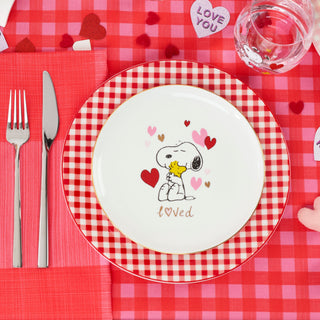 Lenox Snoopy Valentine's Day Accent Plates, Set of 4, porcelain (view 6)