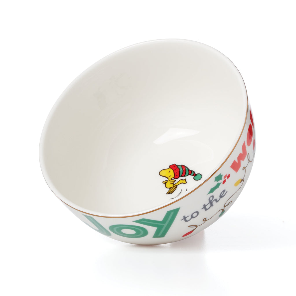 Lenox Snoopy Christmas All-Purpose Bowls, Set of 4, porcelain (view 4)