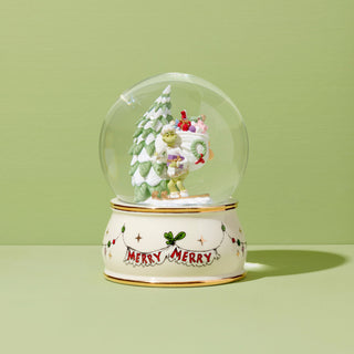Lenox The Grinch Snow Globe, porcelain