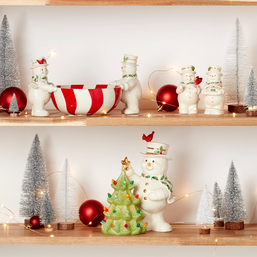 Lenox Happy Holly Days Treat Bowl, porcelain (view 4)