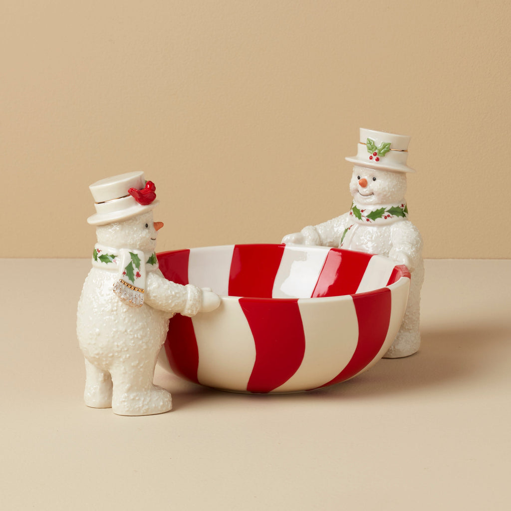 Lenox Happy Holly Days Treat Bowl, porcelain