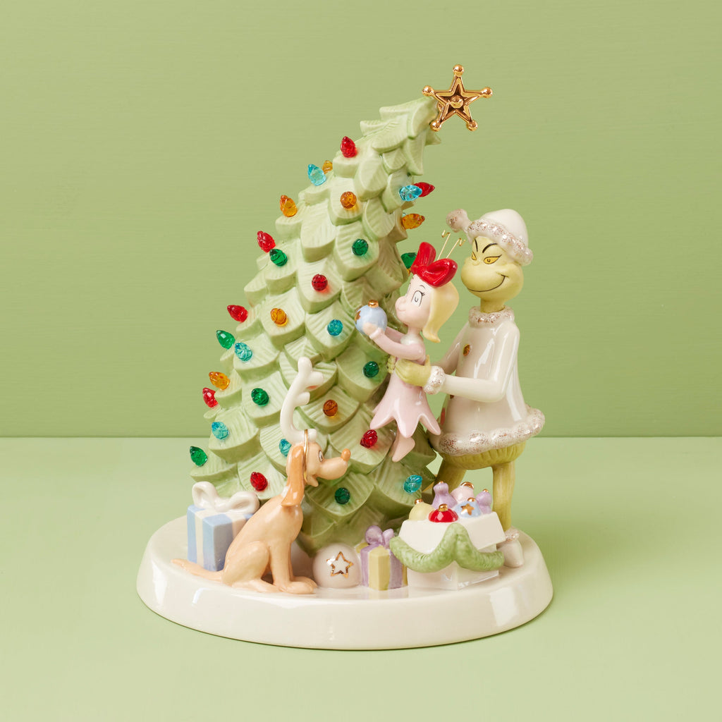 Lenox Grinchie Tree Lit Figurine, porcelain (view 4)