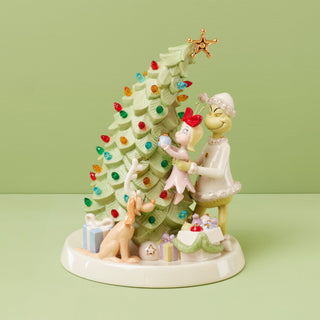 Lenox Grinchie Tree Lit Figurine, porcelain (view 4)