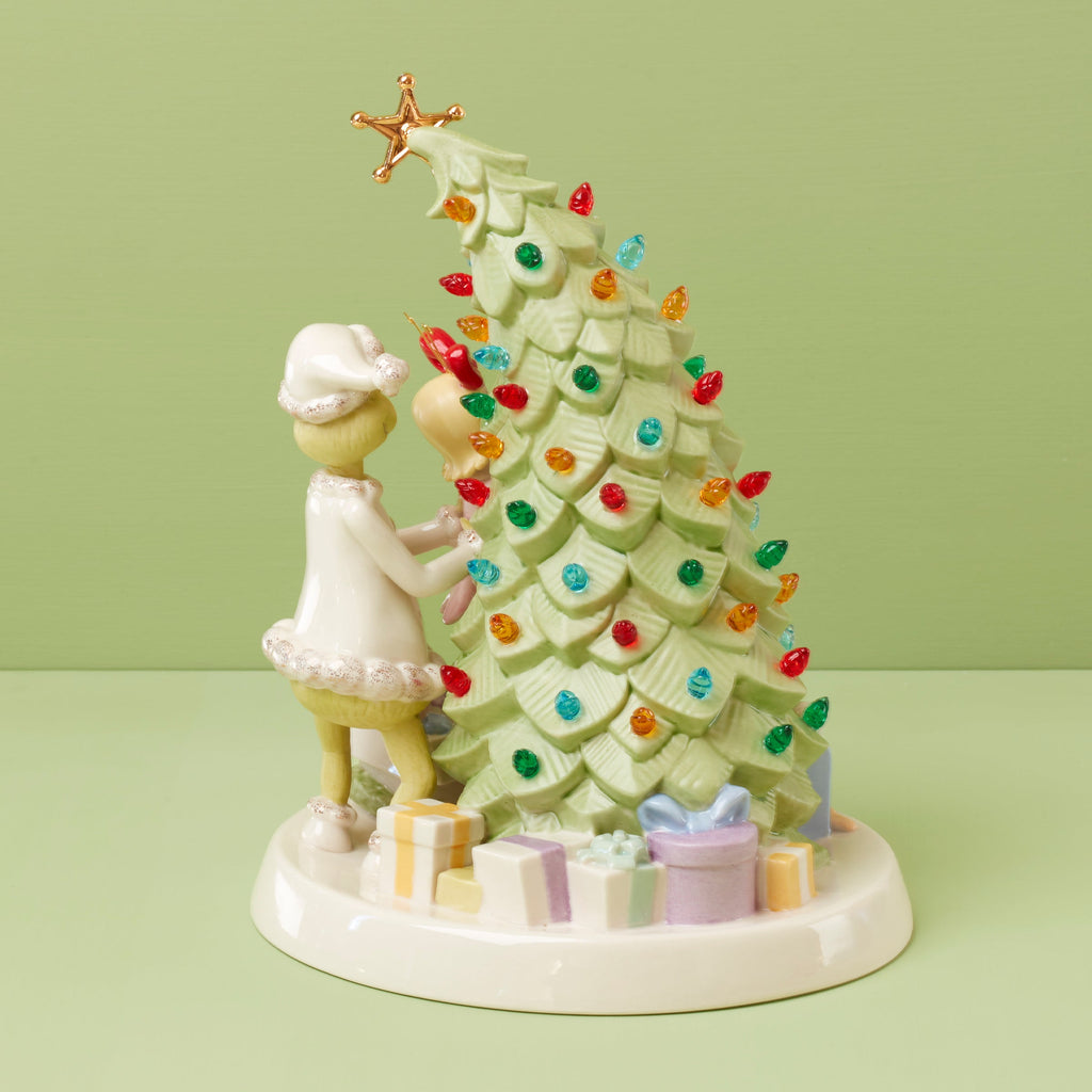 Lenox Grinchie Tree Lit Figurine, porcelain (view 5)