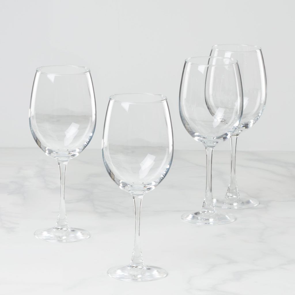 Oneida 5 O'Clock All-Purpose Wine Glasses, Set of 4, glass