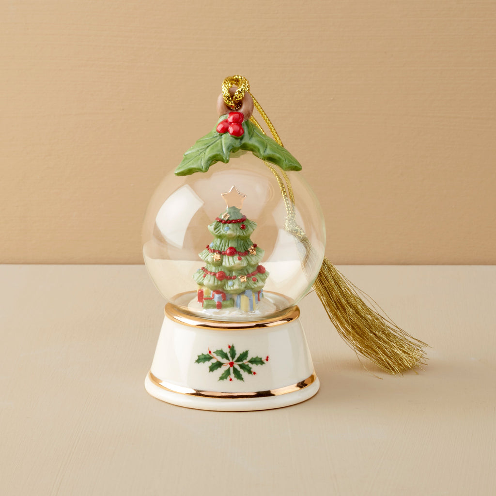 Lenox Globe Tree Ornament, porcelain