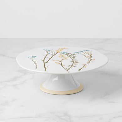 Lenox Wildflowers Cake Plate, stoneware