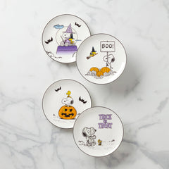 Lenox The Great Pumpkin Accent Plates, Set of 4, porcelain