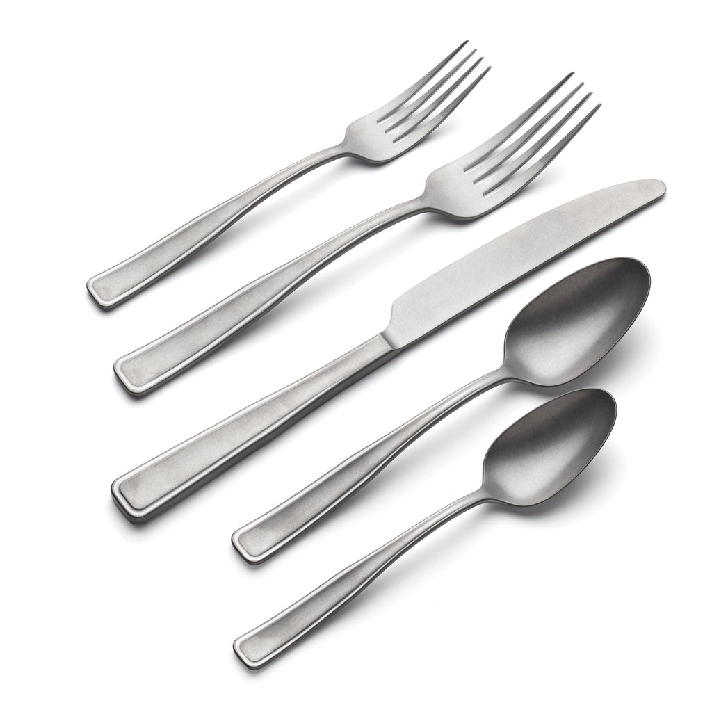Oneida Reid Vintage 20-Piece Flatware Set, 18/0 stainless steel (view 7)