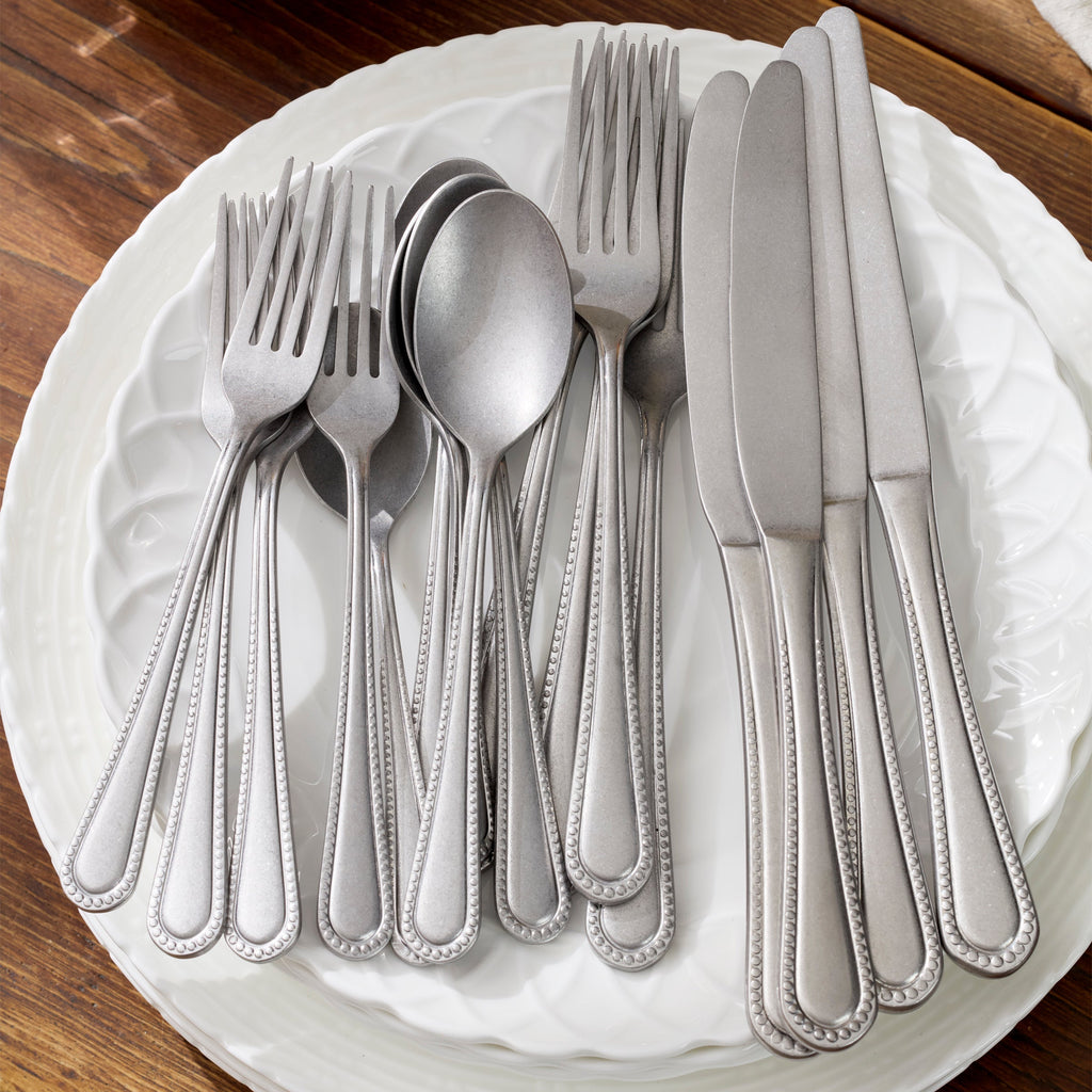 Oneida Hartwell Vintage 42-Piece Flatware Set, 18/0 stainless steel (view 3)