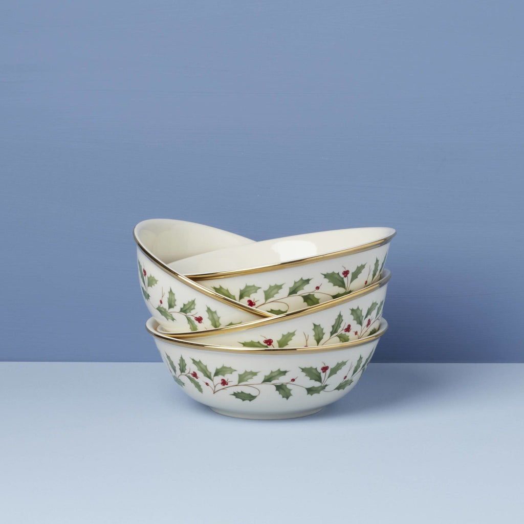 Lenox Holiday Place Setting Bowls - Set of 4, porcelain