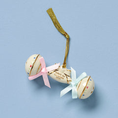 Lenox 2025 Baby's 1st Christmas Rattle Ornament, porcelain