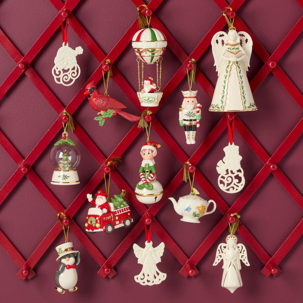 Lenox Santa In Fire Truck Ornament, porcelain (view 3)