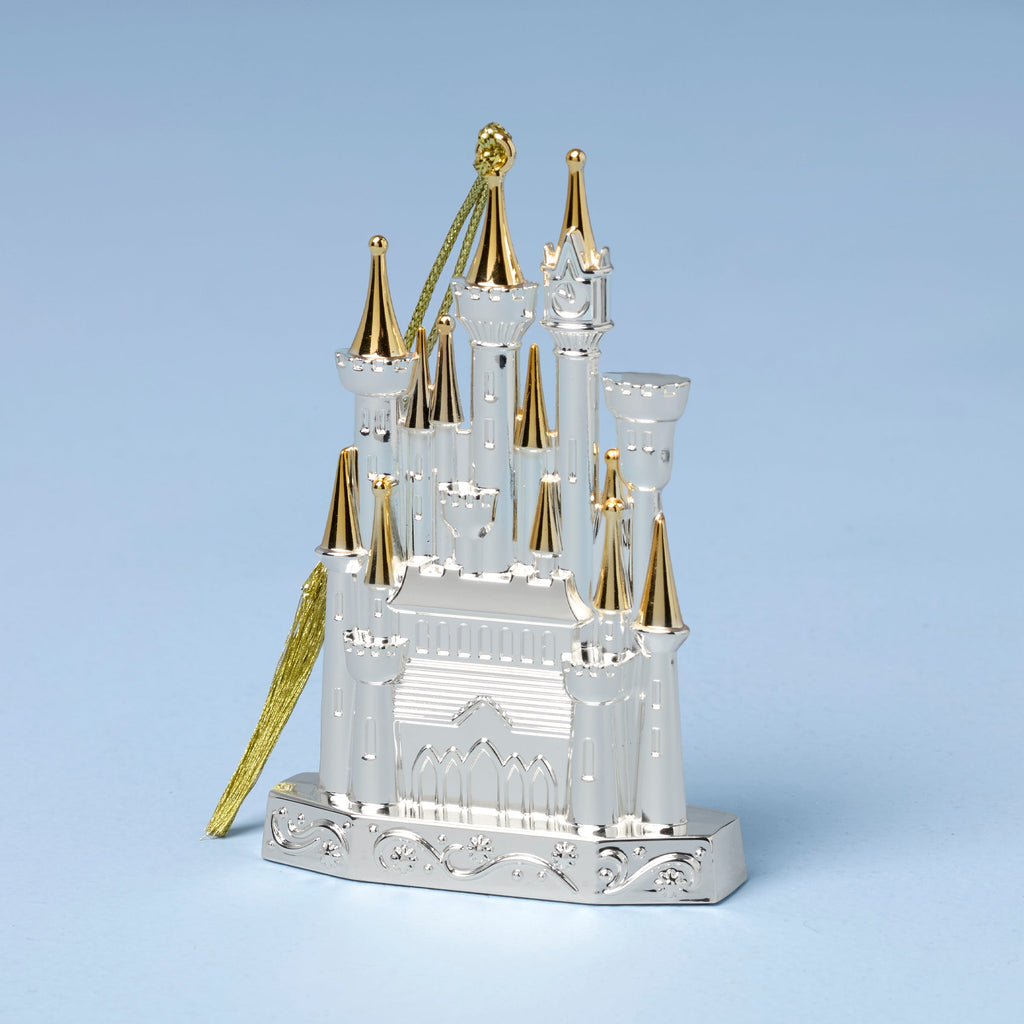 Lenox 2025 Cinderella Castle Silverplate Ornament, silverplate/stainless steel (view 2)