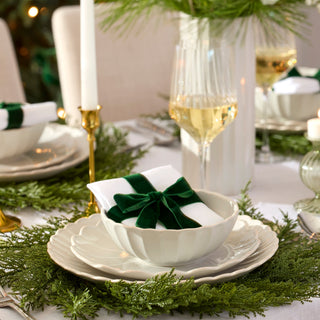 Lenox French Perle Scallop White 12-Piece Dinnerware Set, stoneware (view 9)