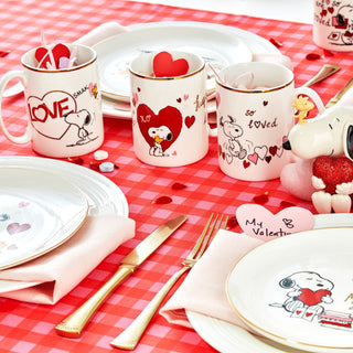 Lenox Snoopy Valentine's Day Accent Plates, Set of 4, porcelain (view 3)