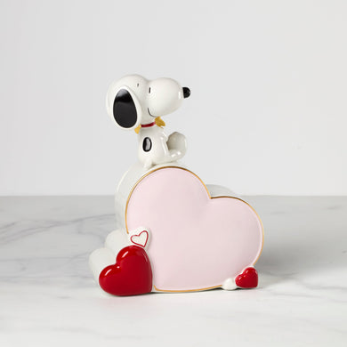 Lenox Snoopy Valentine's Day Candy Jar, porcelain (view 2)