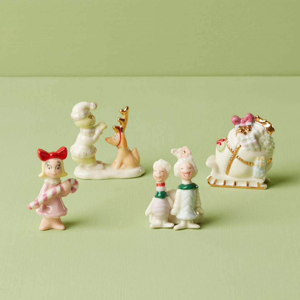 Lenox Who-Ville Accessories 4-Piece Figurine Set, porcelain