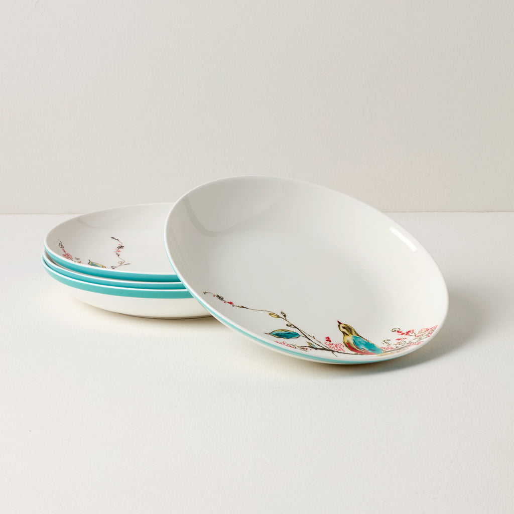 Lenox Chirp Pasta Bowls, Set of 4, porcelain