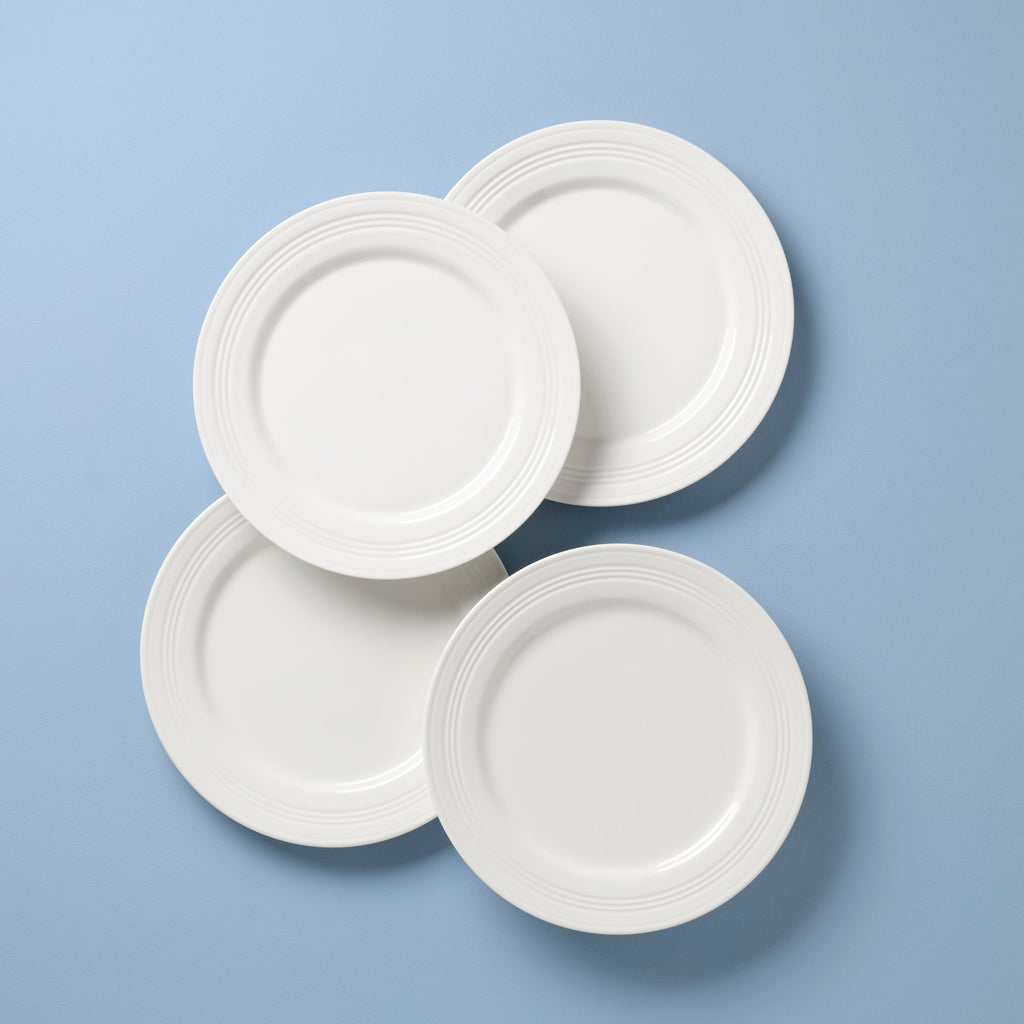 Lenox Tin Can Alley Dinner Plates, Set of 4, porcelain